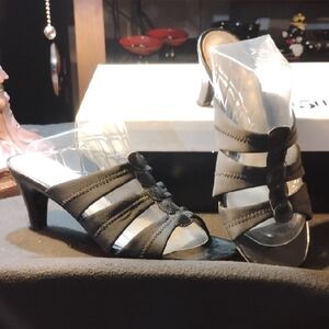 Elegant Black Strappy Heels
